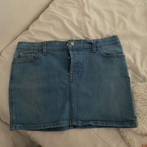 vintage roxy denim skirt